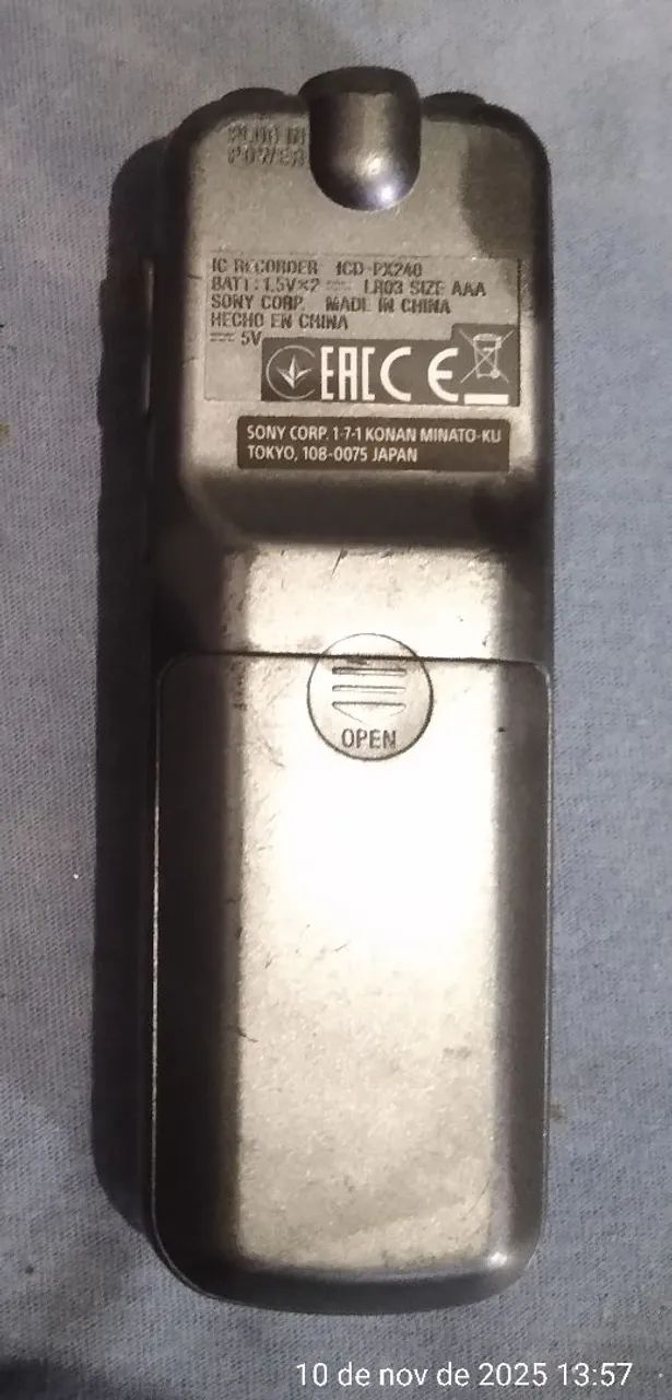 Gravador digital sony px240 para retirada de peças - Foto 2