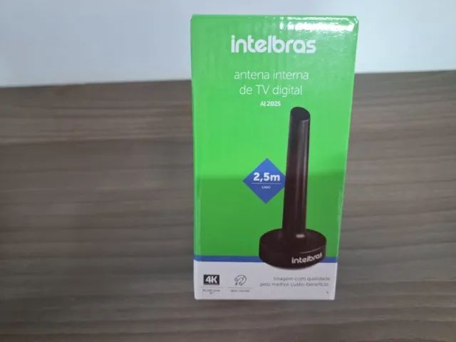 Antena de TV - NOVA, com cabo 2,5 e 5Metros,  Interna com base magnética - Foto 2