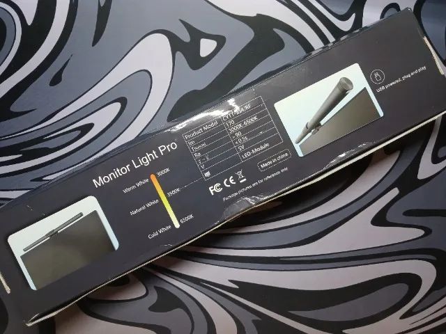Luminária LED 44cm Monitor Light Pro com controle remoto - Branco Quente e Frio - Foto 4