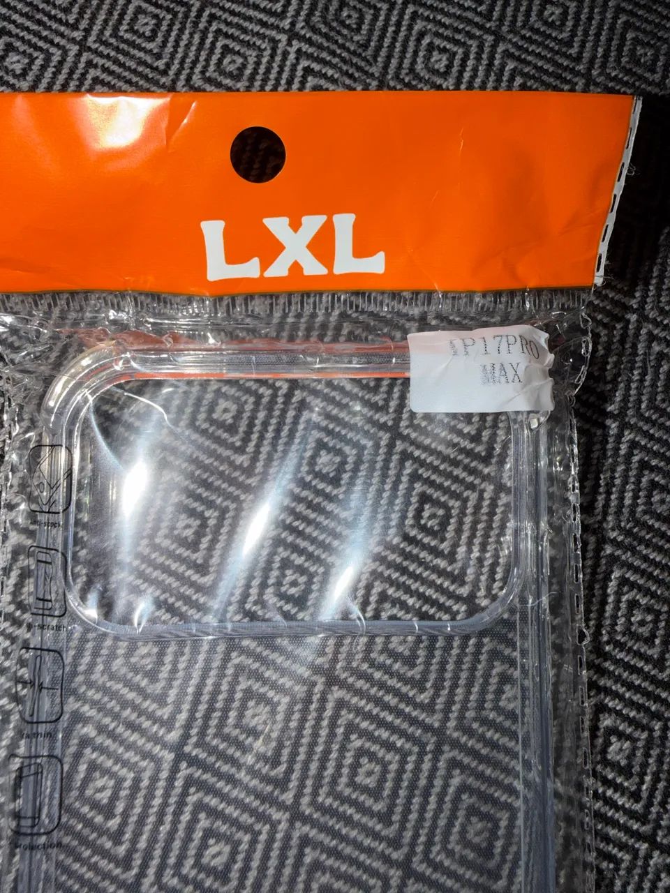 Capa silicone iPhone 17 Pro Max - transparente anti impacto 