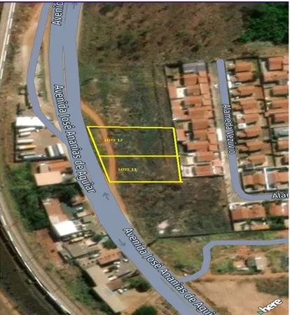 VENDO 2 LOTES NA AV. DO COMBOIO 2.603,33m²
