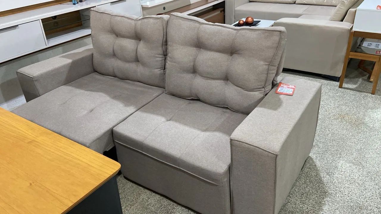 Sofá Retrátil de 3 lugares com 2,10 de tamanho  - Foto 3
