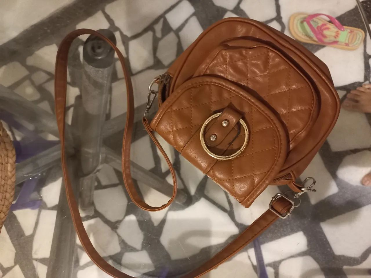 Bolsa de Ombro Feminina Marrom