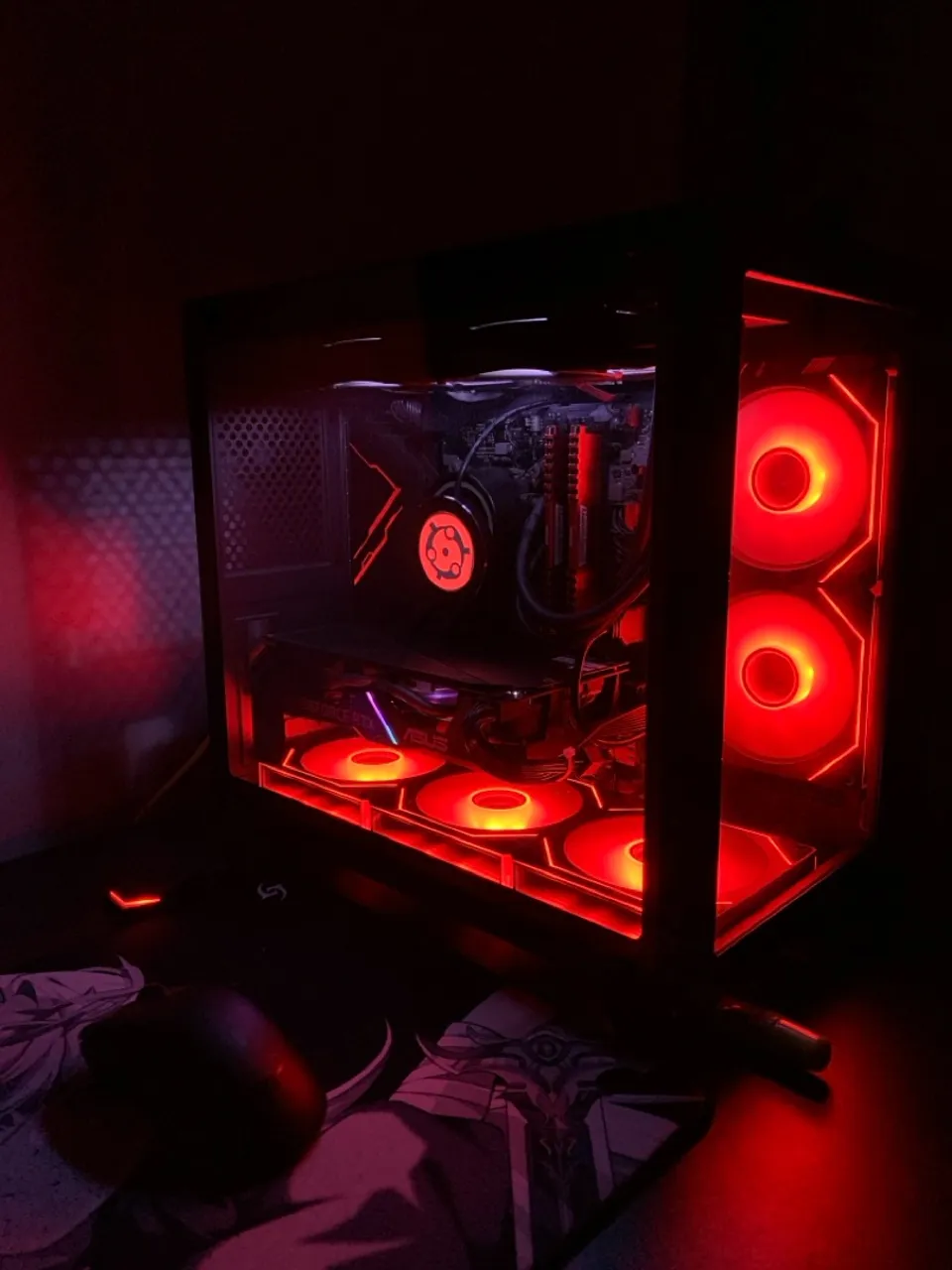 PC Gamer com LED Vermelho - Configuração Top!