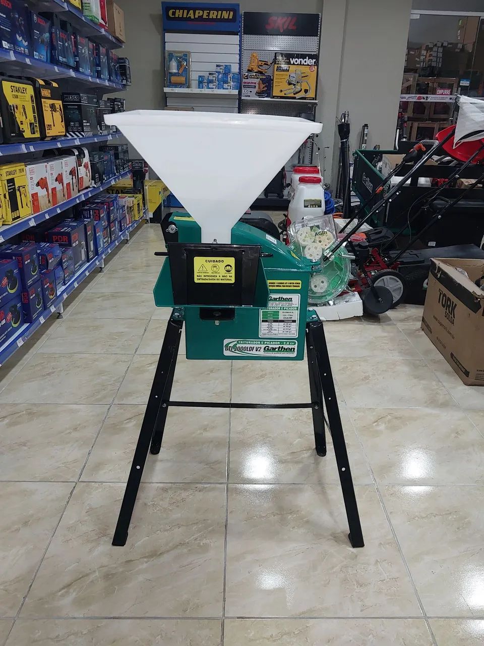 Forrageira Triturador e Picador 2.0hp Garthen GT-2000LDF (Loja)