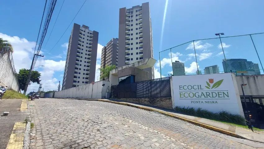 Condomínio Ecogarden - Apto 2/4 sem suíte de 46 m², mobiliado, 1 vaga por 285.000, Natal.