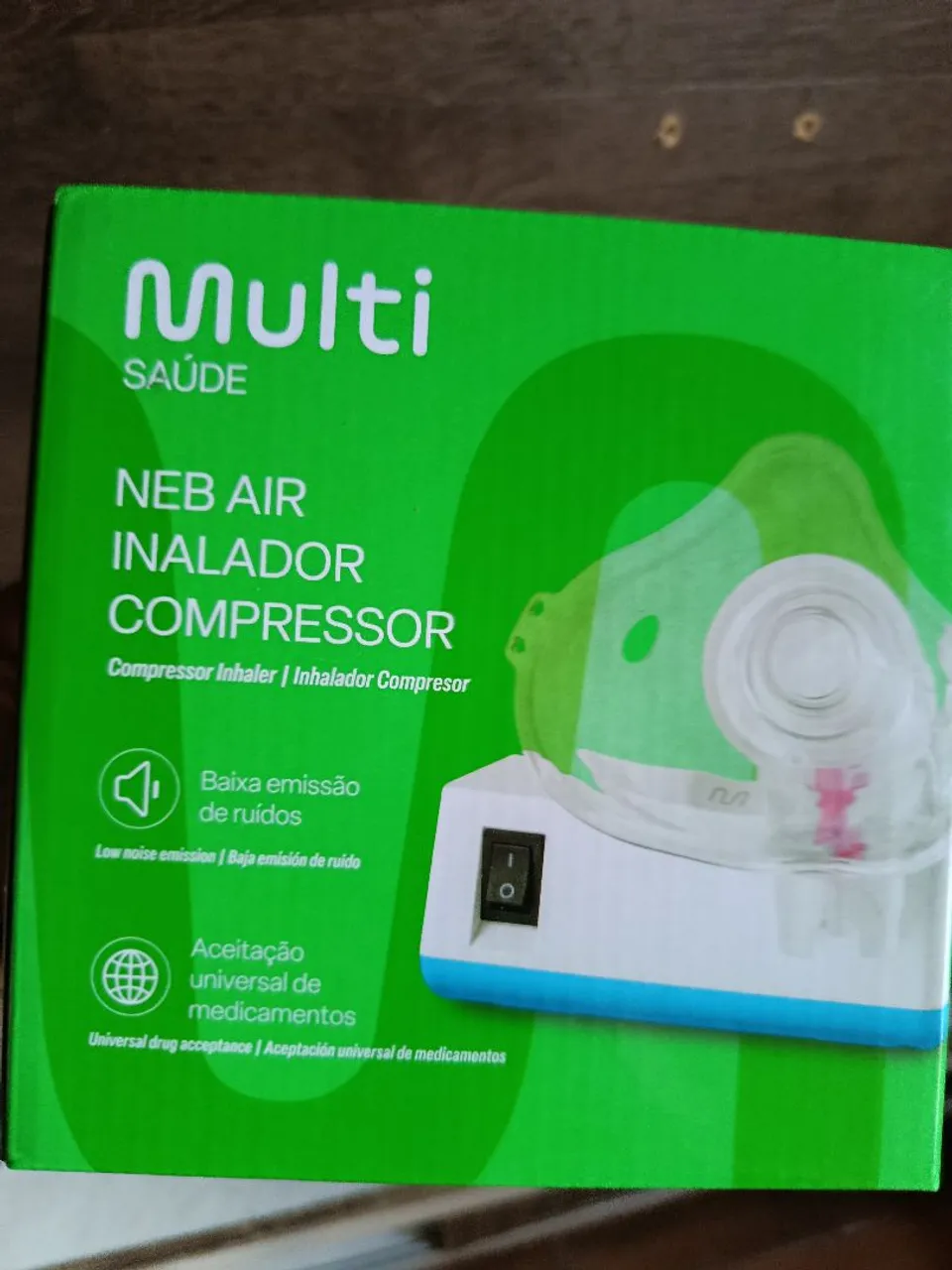 Nebulizador Inalador Compressor Multi Saúde