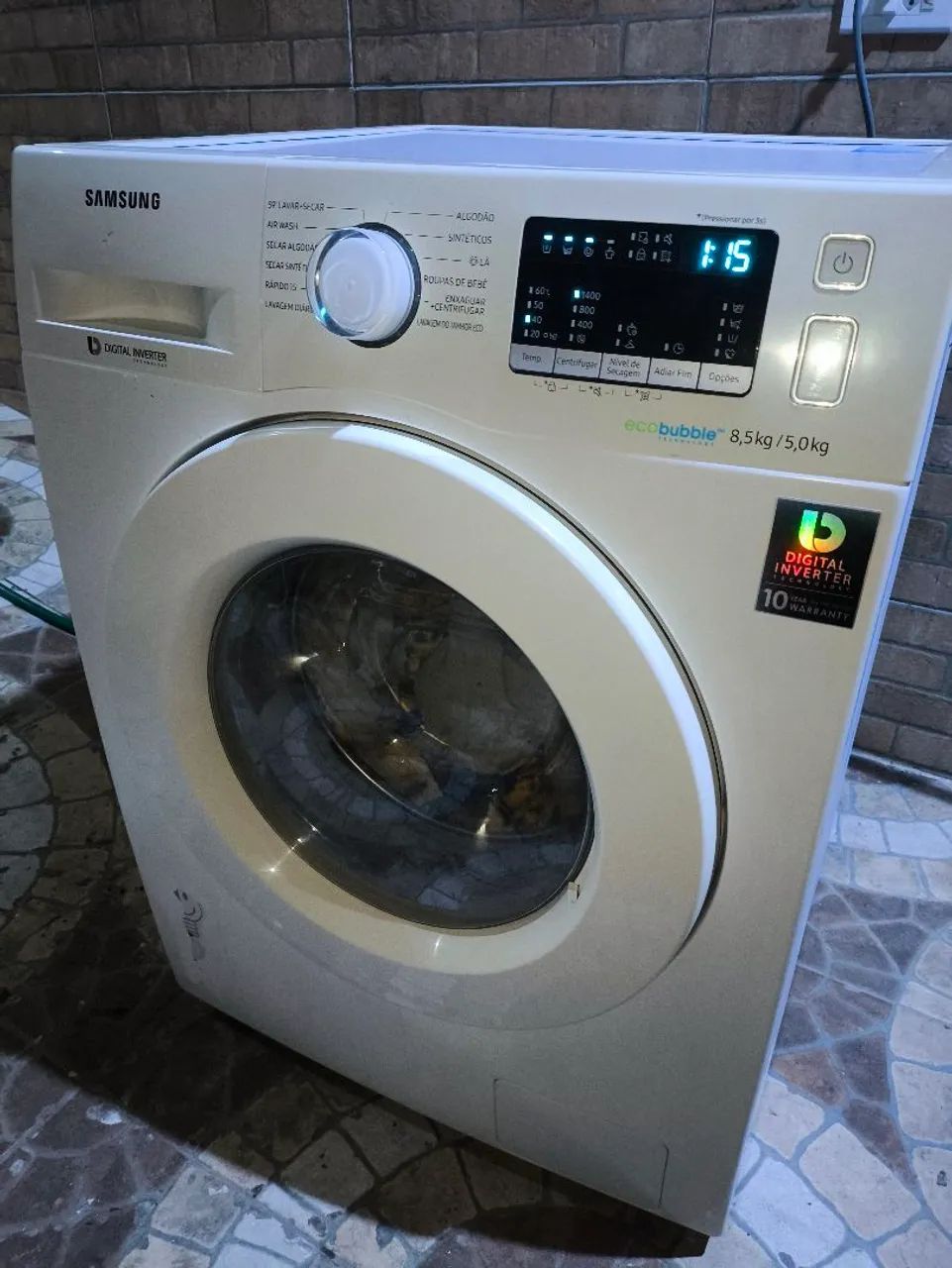 Máquina de Lavar e Secar Samsung 8,5kg EcoBubble - Foto 2