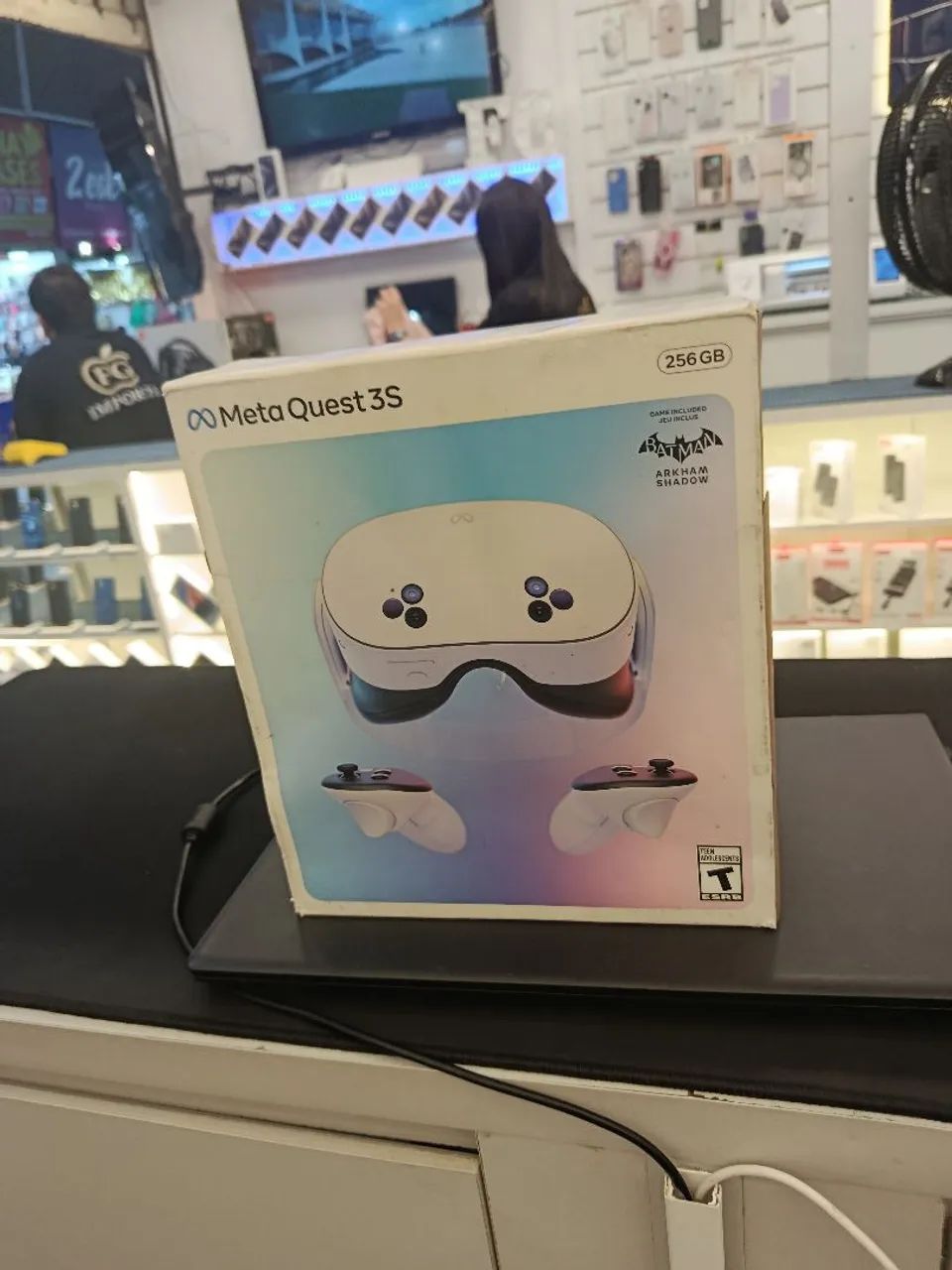 Meta Quest 3S 256GB + Batman - Peças e Acessórios de Vídeo Game