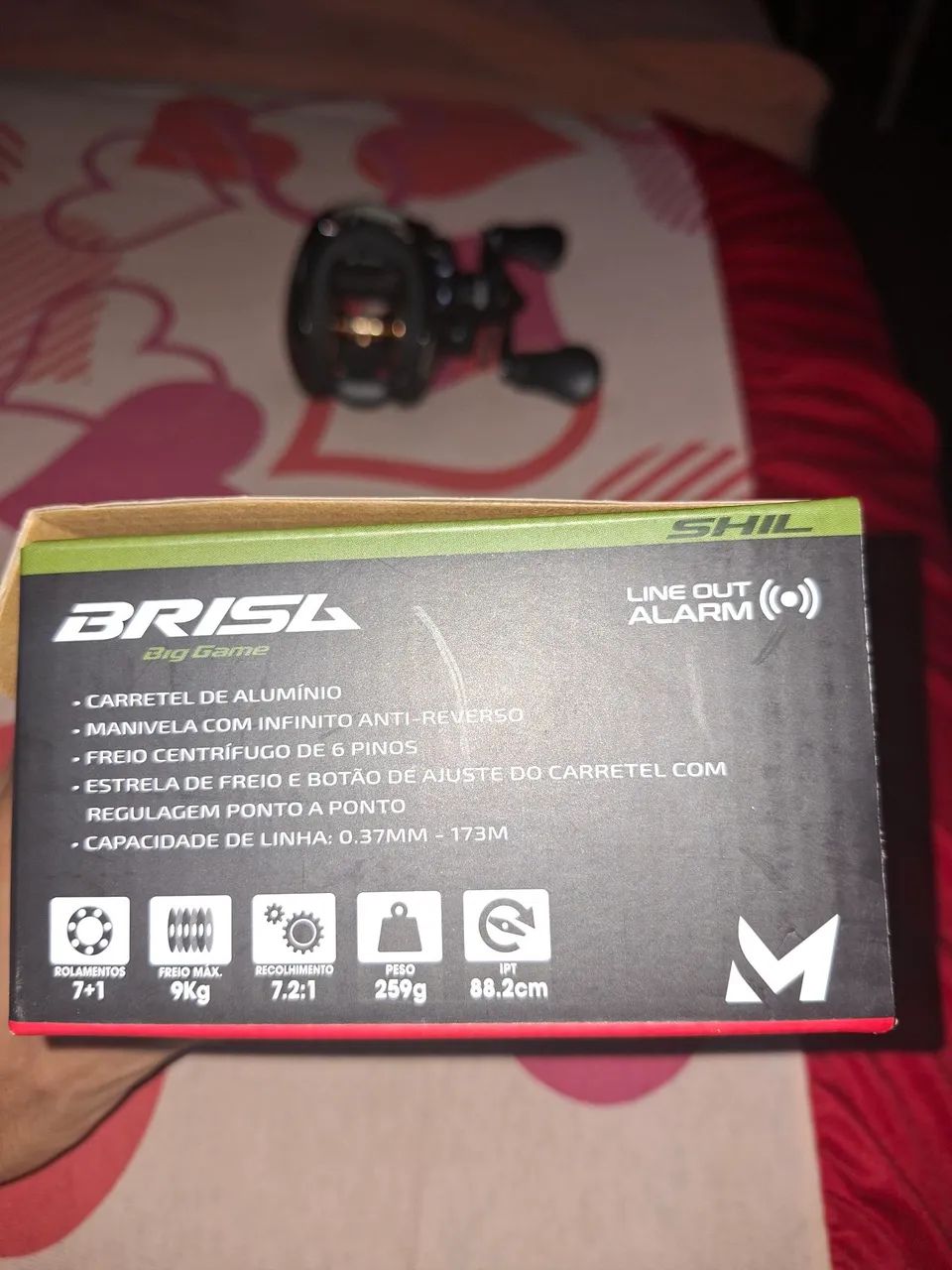 Carretilha brisa big game...LADO DIREITO - Foto 3