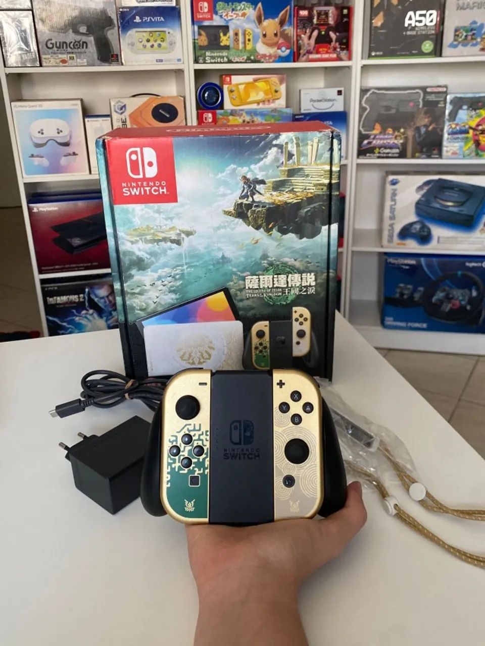 Vendo Nintendo Switch Oled 512gb Desblo The Legend of Zelda Semi