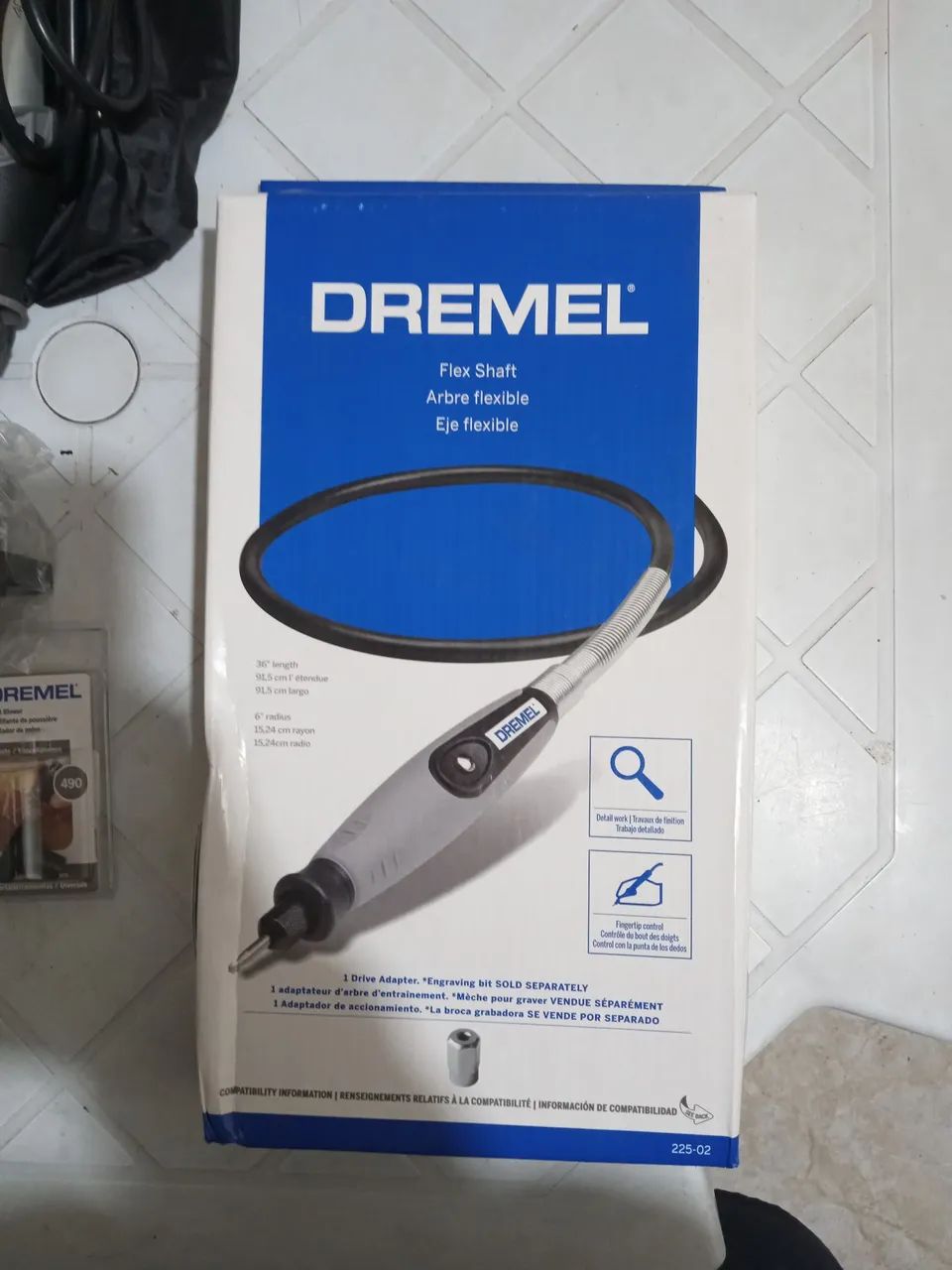 Micro  retifica Dremel 4000 com acessórios  - Foto 4