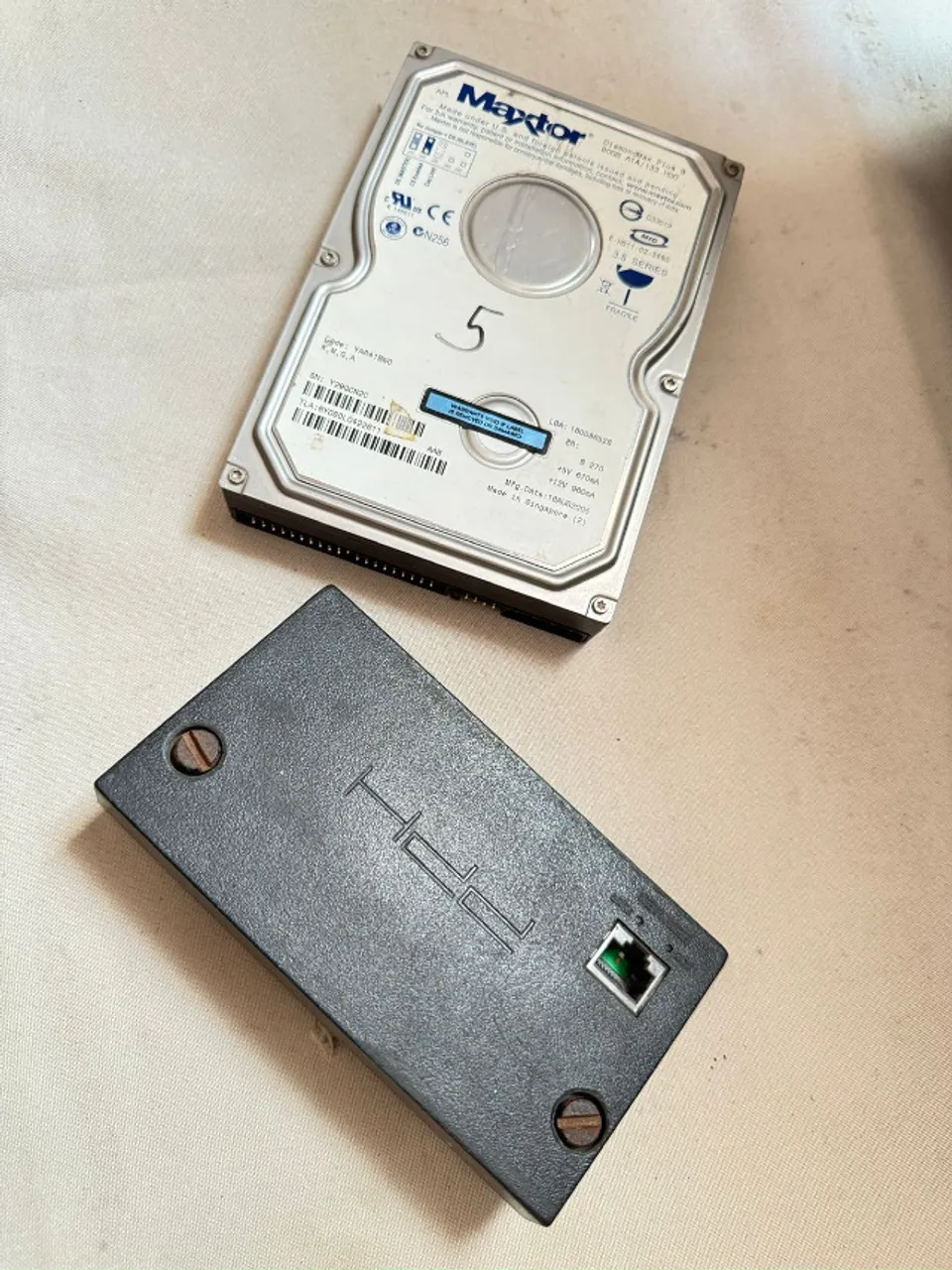 Adaptador Ethernet PS2 + HD IDE 80GB