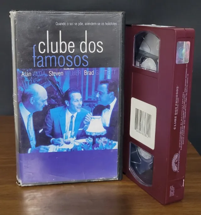 Antiga Fita VHS Filme Clube dos Famosos Drama Legendado