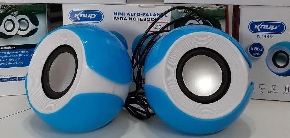 Caixa  Som  p/. Computador 10W  Knup Design !!  Usb 2.0  - Foto 2