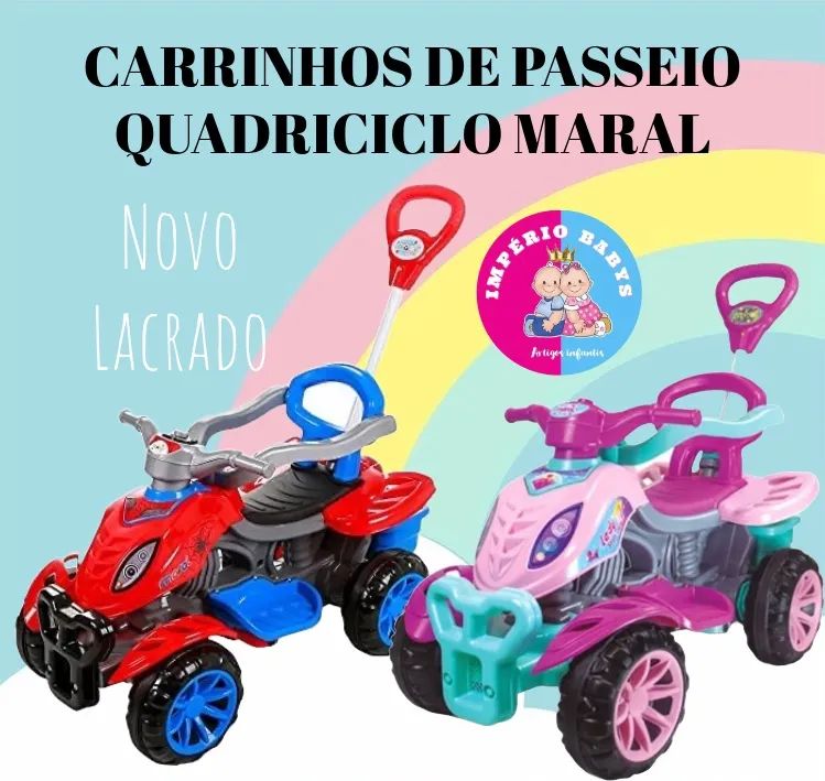 Carrinho de Passeio PROMOÇÃO Quadríciclo Maral NOVO