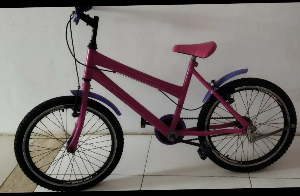 Bicicleta Rosa Infantil