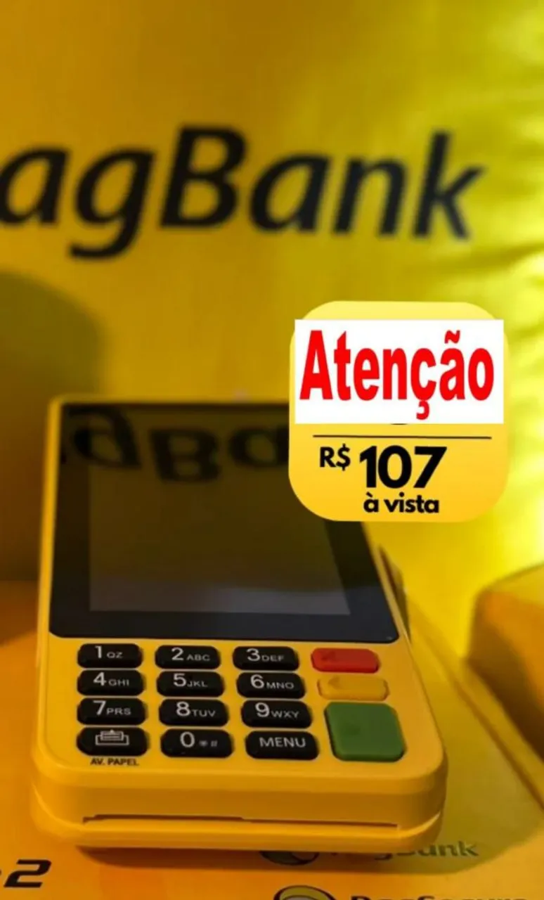 Máquina de Cartão PagBank - R$107 à vista