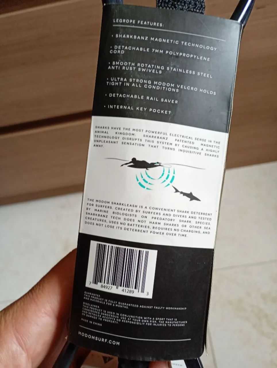 Leash de Surf Modom Sharkbanz 6ft - Foto 4