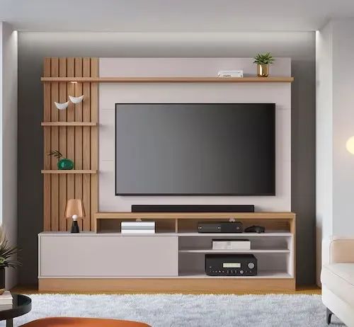 Home para TV Maceió Até 65 Polegadas 1 Porta com LED (FAZEMOS ENTREGA DF E ENTORNO)