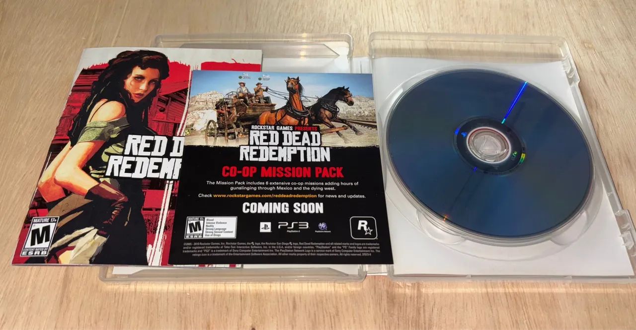 Red Dead Redemption - mídia física - Foto 3