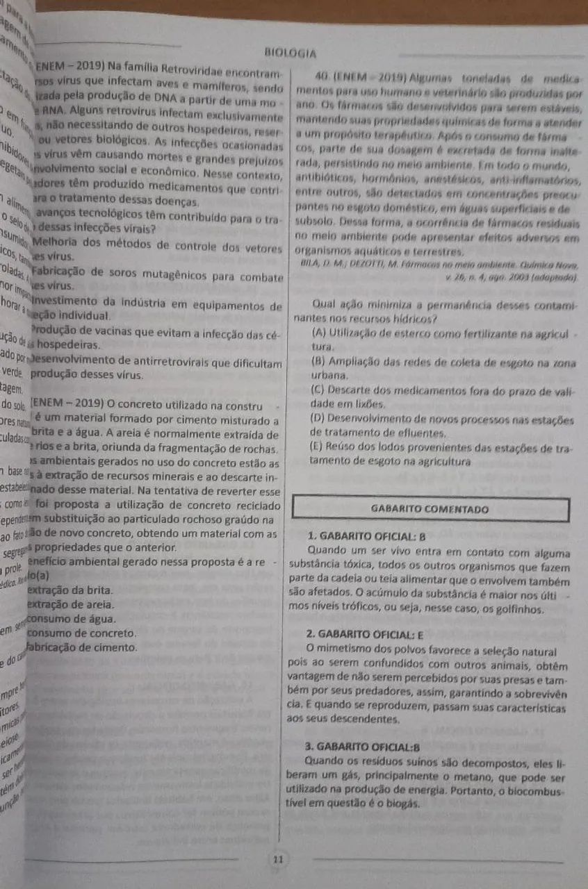 Livro 400 Questões ENEM com GABARITO comentado - Foto 4