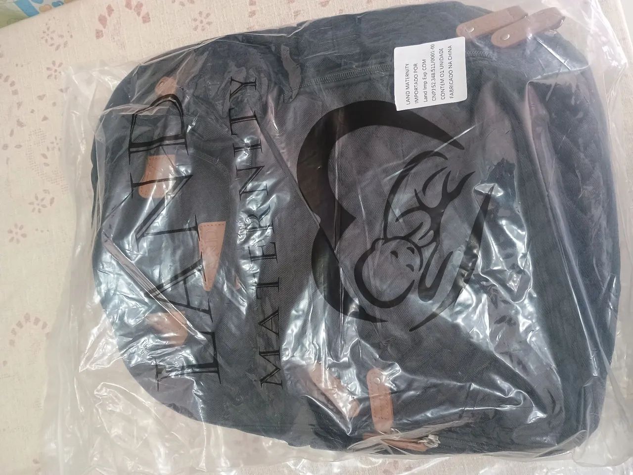 Bolsa MOCHILA MATERNITY LAND BONNY PRETA ORIGINAL - Foto 2