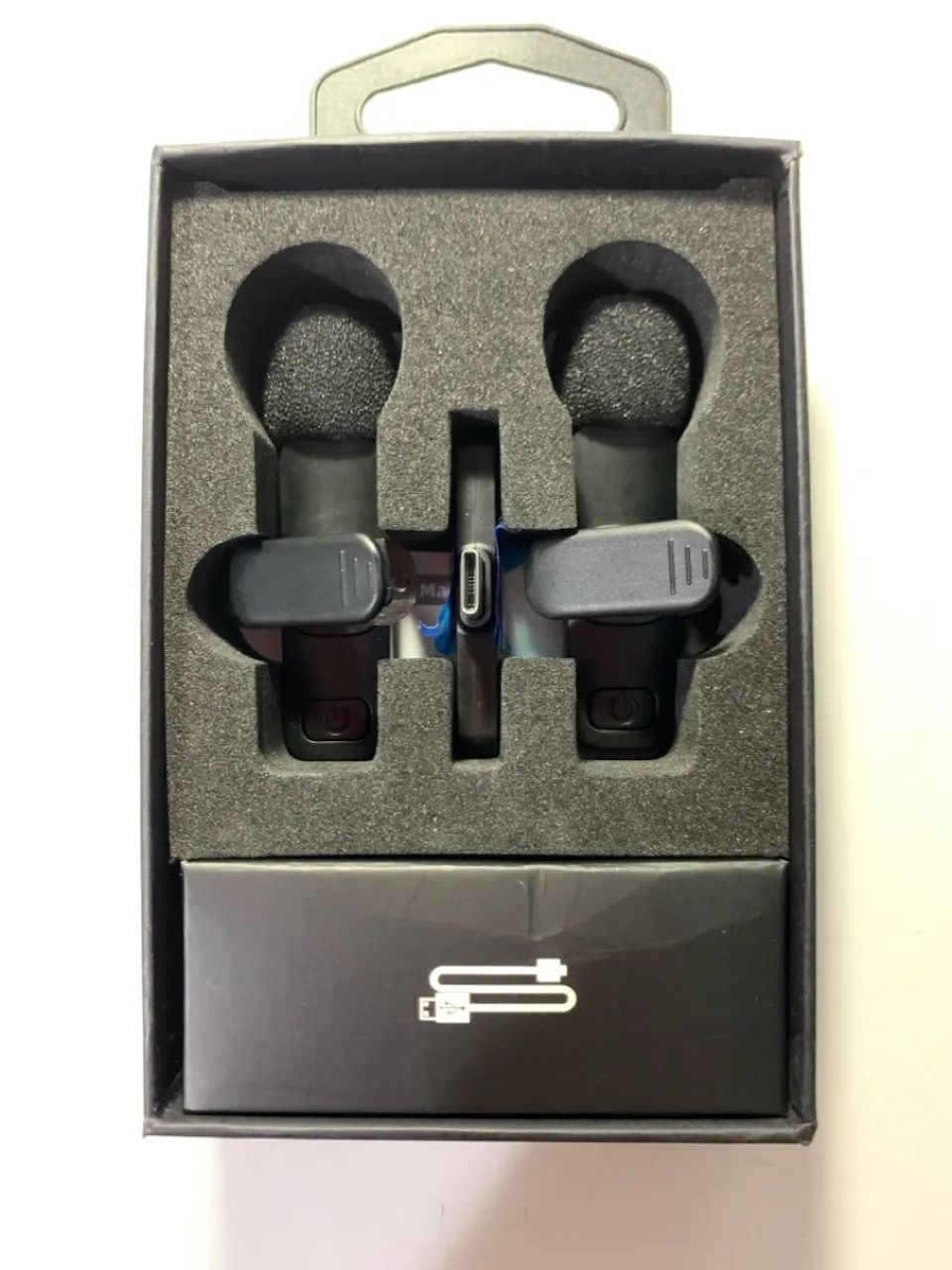 Microfone Sem Fio K9 para Celular - Gravação de Áudio e Vídeo - Foto 2