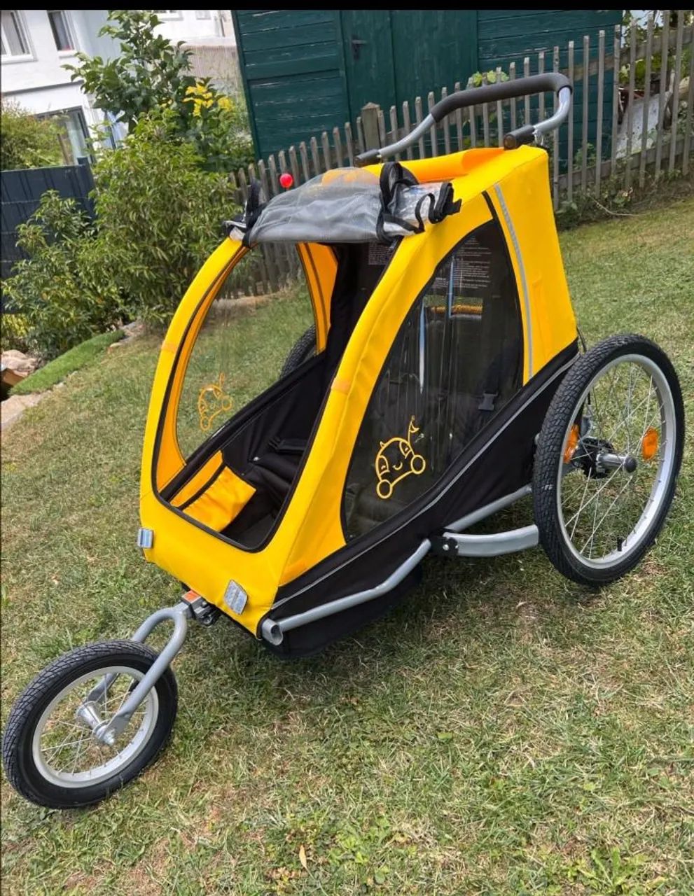 Trailer de Bicicleta p/ 2 Crianças