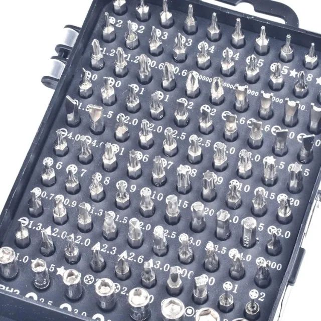 Kit Ferramentas 115 Em 1 Chave Precisão Profissional Magnético - Foto 3