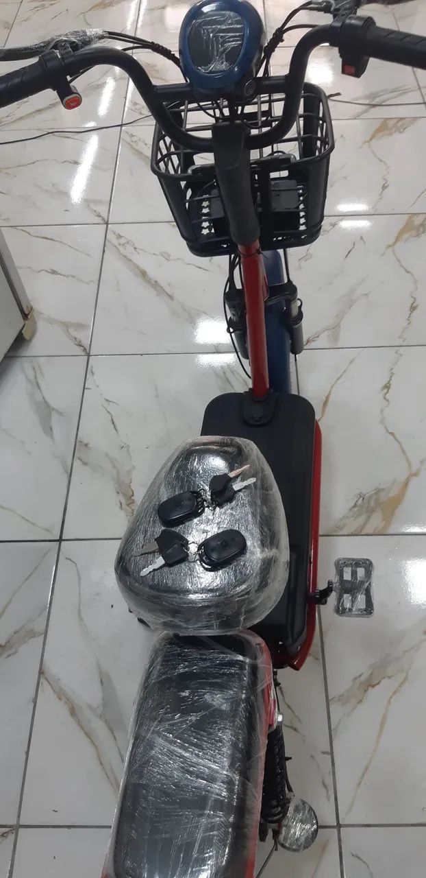 BICICLETA ELETRICA ZERO KM 800 WATTS TOP LINHA  - Foto 2