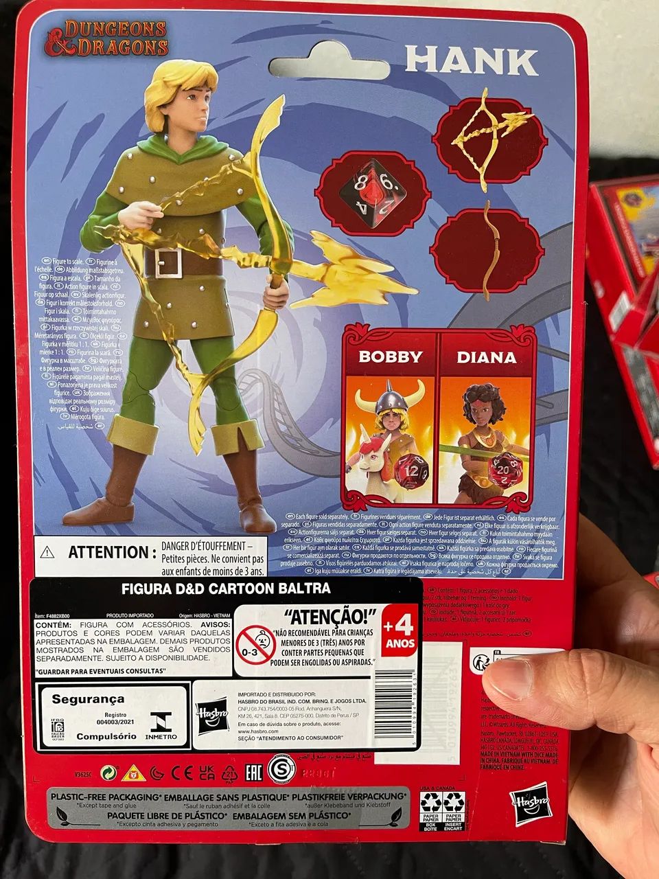 Figura Dungeons & Dragons - Caverna do Dragão: Hank (Hasbro) - Foto 2