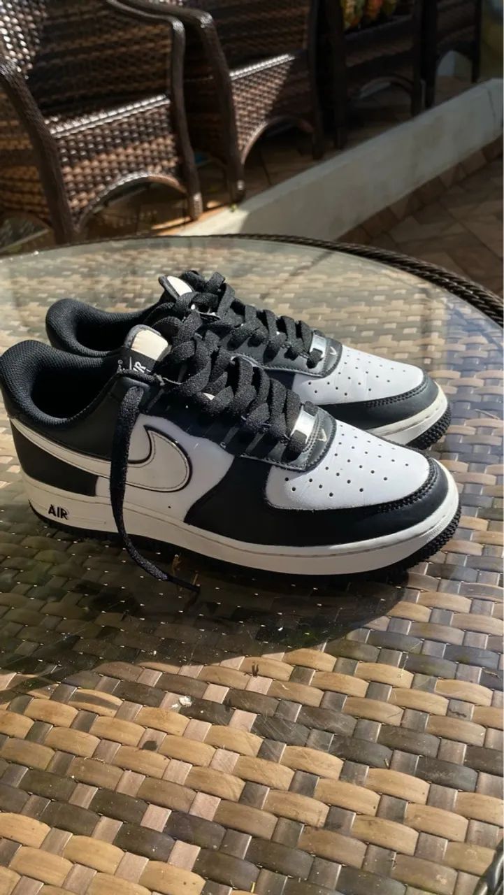 Tênis Nike Air Force 1 Preto - Foto 5