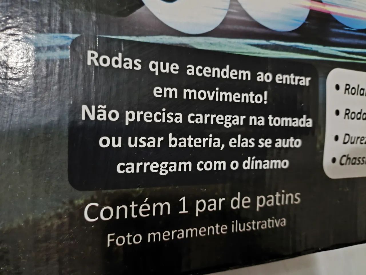 PATINS PIXEL LIGHT - com rodas que brilham - Foto 6