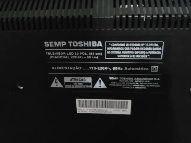 TV Semp Toshiba 32 polegadas  - Foto 6