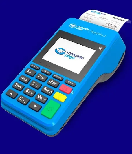 Máquina de cartão Mercado Pago Point Pro 2