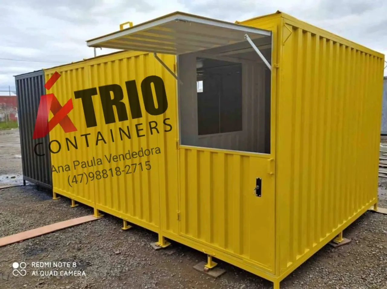 Container para comércio desmontável
