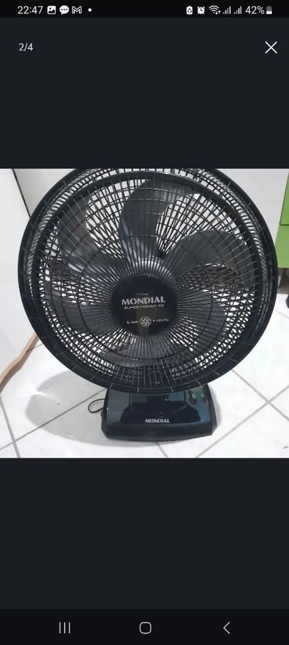 VENTILADOR MONDIAL 40CM - Foto 3