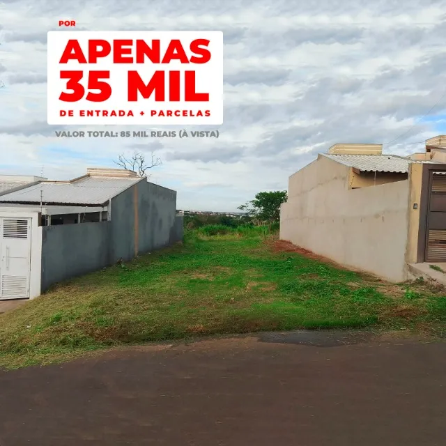 Lote 10x25 no asfalto