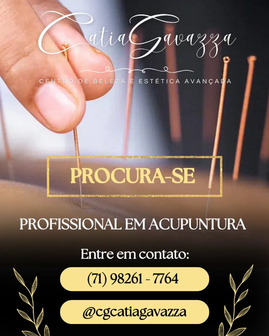 PROCURAS SE PROFISSIONAL EM ACUNPUTURA