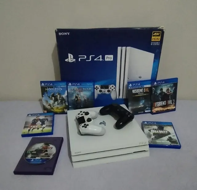 PS4 Pro Branco 1 TB