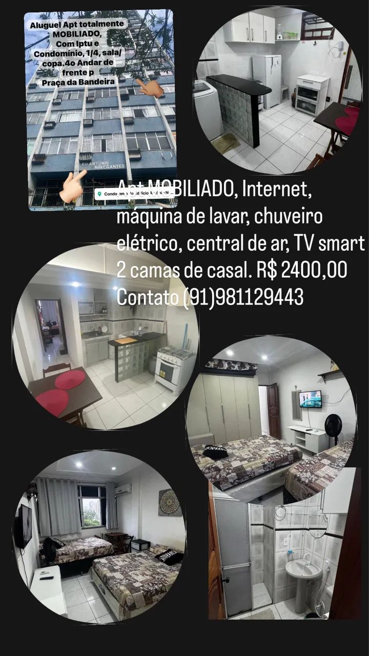 Kit nets Mobiliada no Centro de Belém 