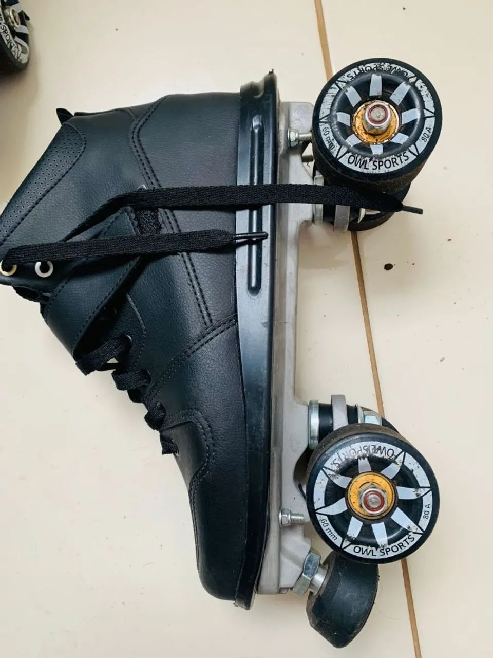 Patins Quad OWL Sports Musta Wide - Foto 3