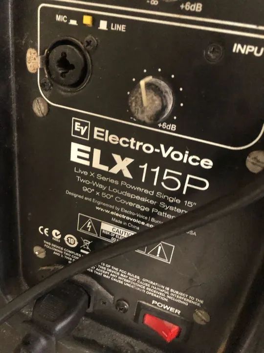 Caixa de Som Electro-Voice ELX115P - Foto 3