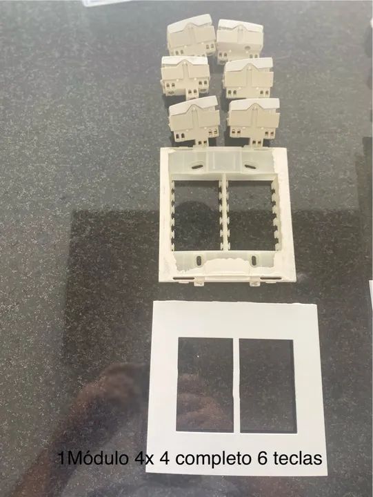 Módulos completos de interruptor e tomadas  - Foto 2