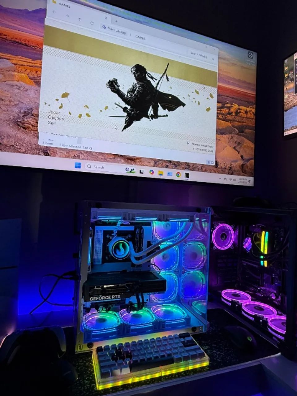 PC GAMER NZXT - I9 12900F - 32 GB RAM - RTX 3070 Gigabyte Eagle - zero - impecável 