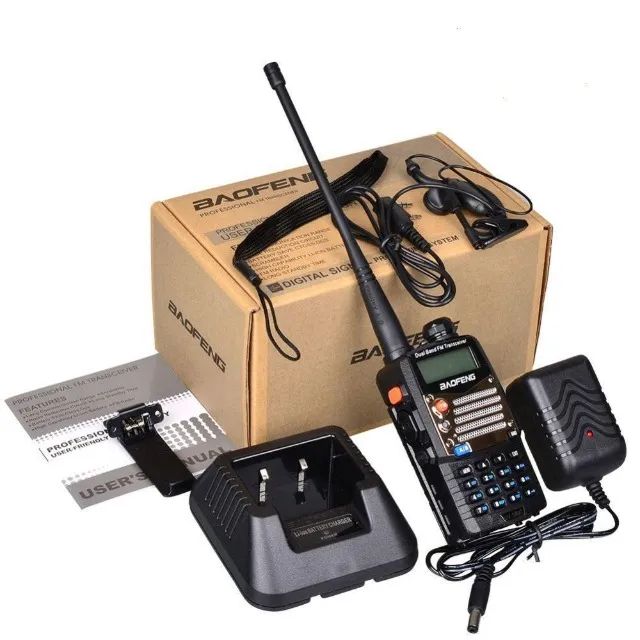 Radio HT UHF+VHF+FM Baofeng UV-5RA 5W Original Novo Pronta Entrega - Foto 5