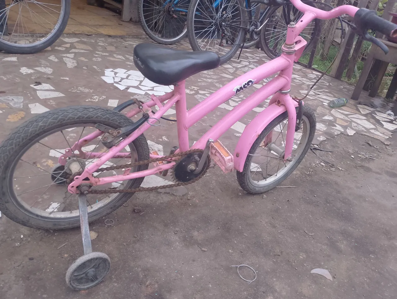 Bicicleta Infantil Rosa com Rodinhas