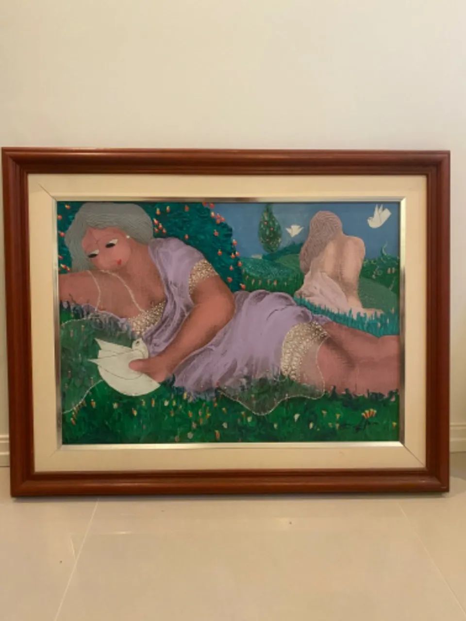 Quadro Pintado por Caio Borges 1990 / 70 X 50 cm