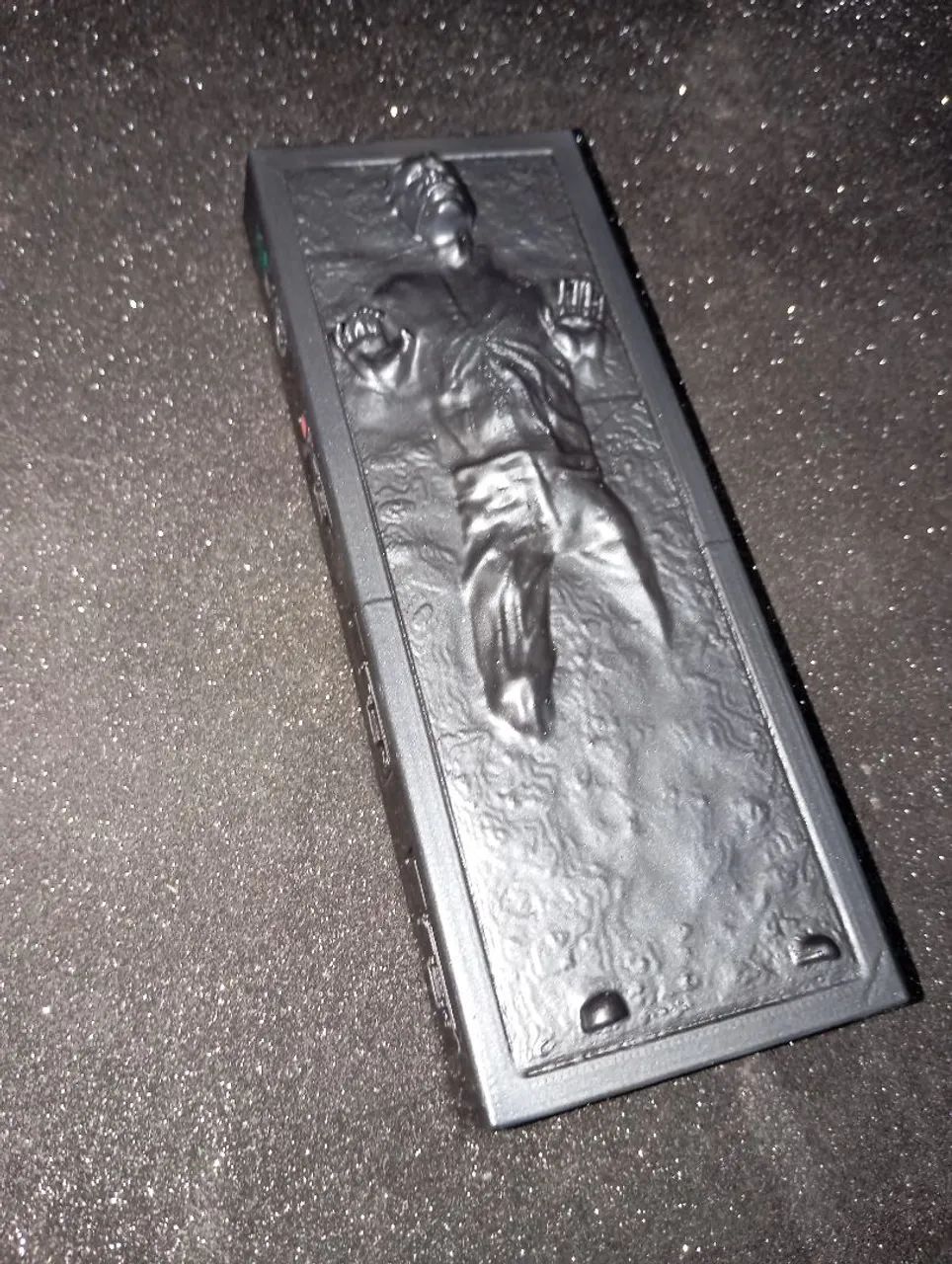 Star Wars Han Solo Carbonite para black series feito em 3d - Foto 4